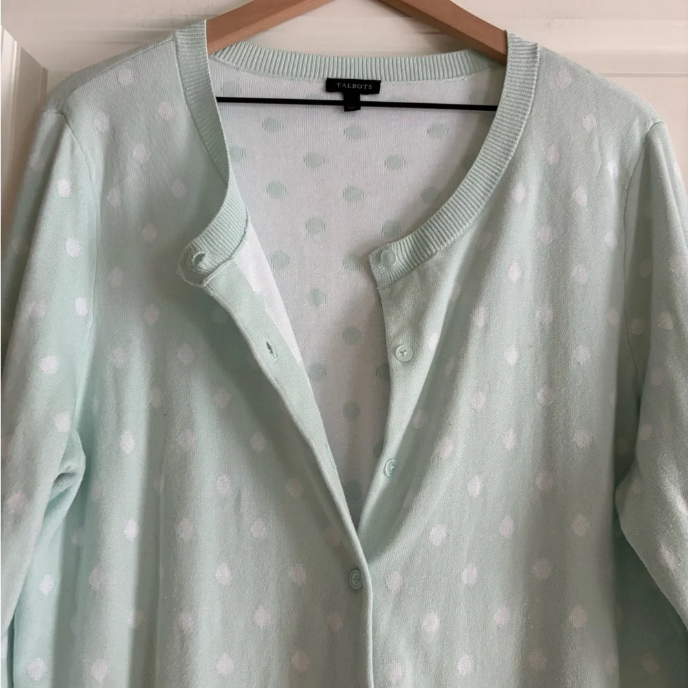 Talbots Polka Dot Women’s Cardigan